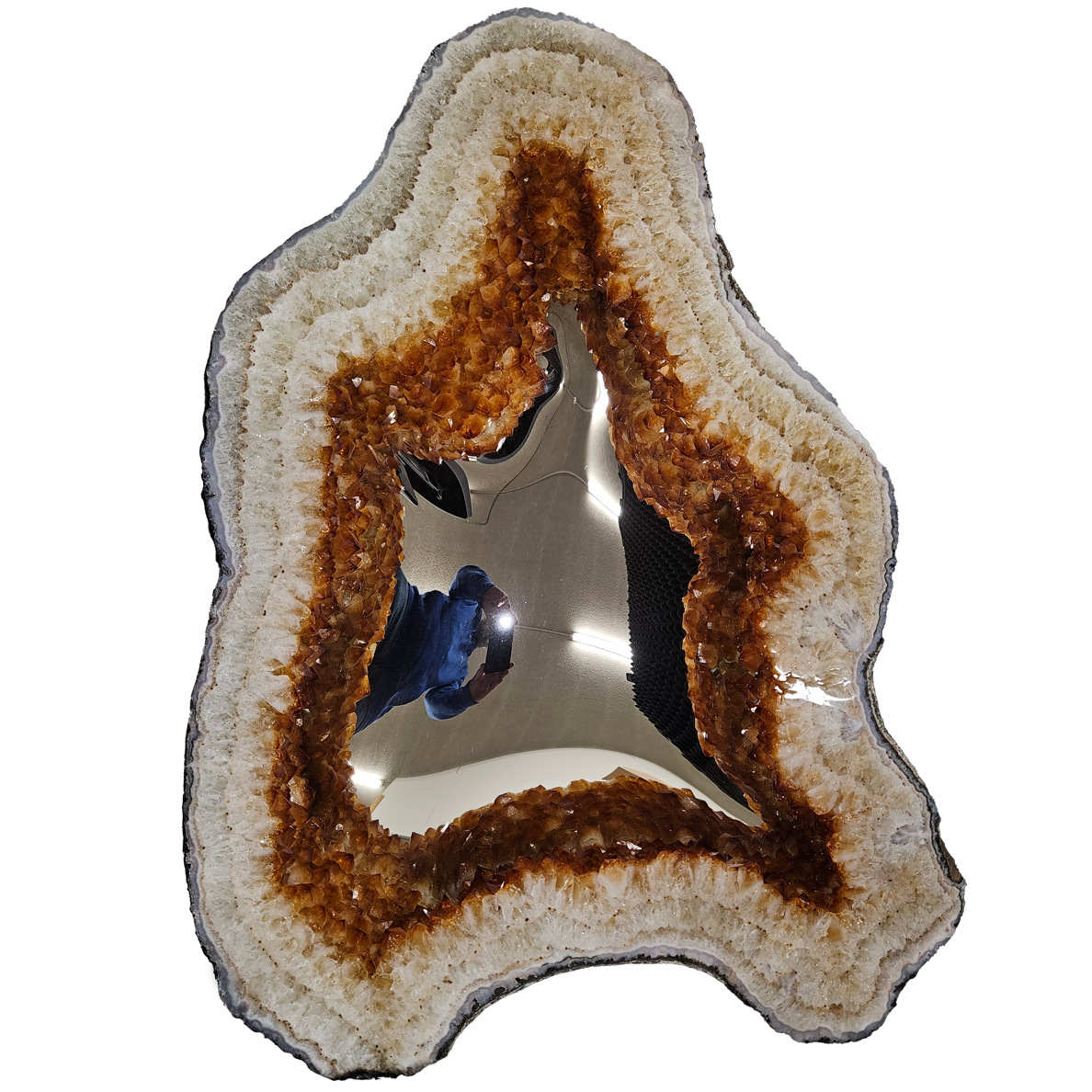 Citrine Lava Mirror
