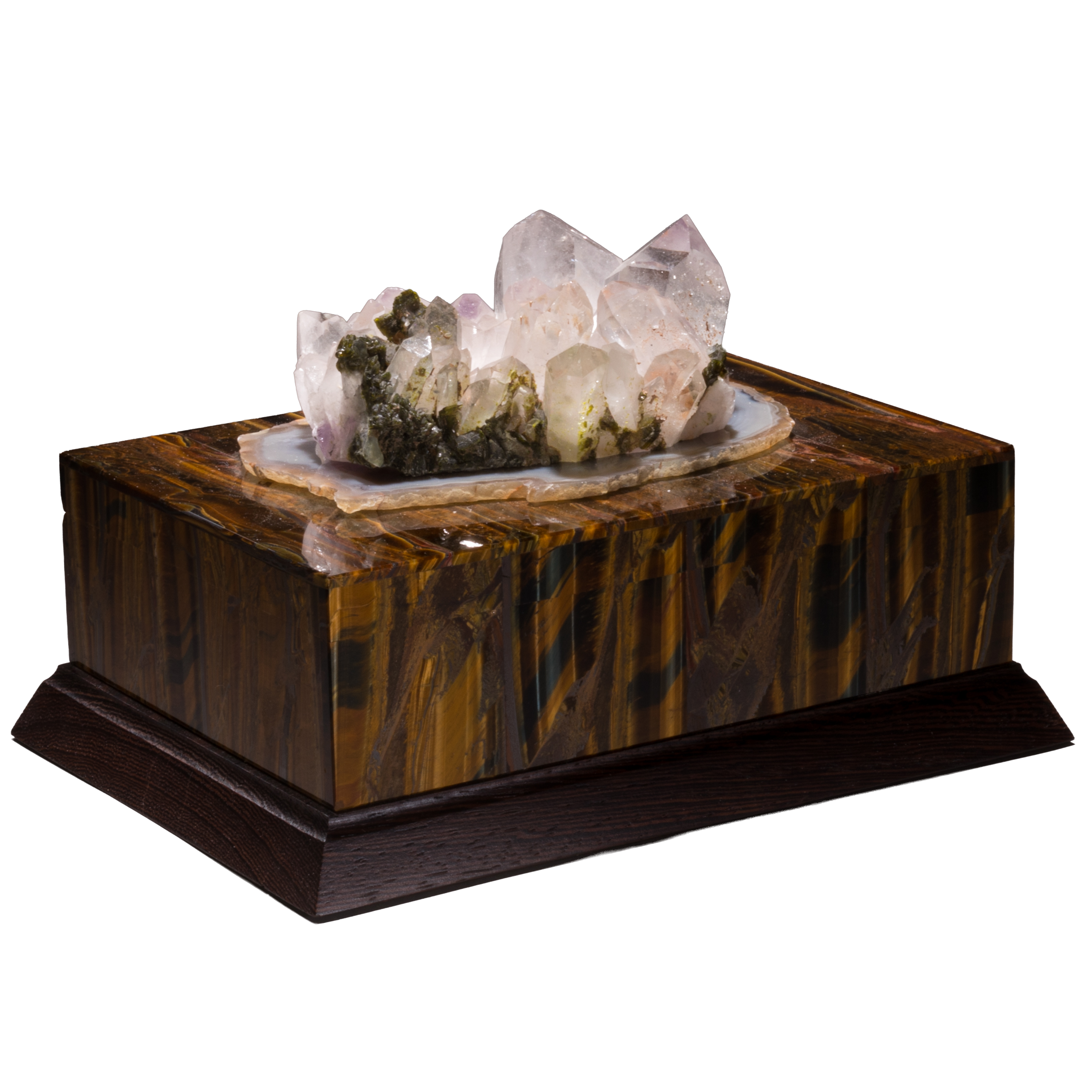 Bling Box 8 : Agate mousse sur œil de tigre