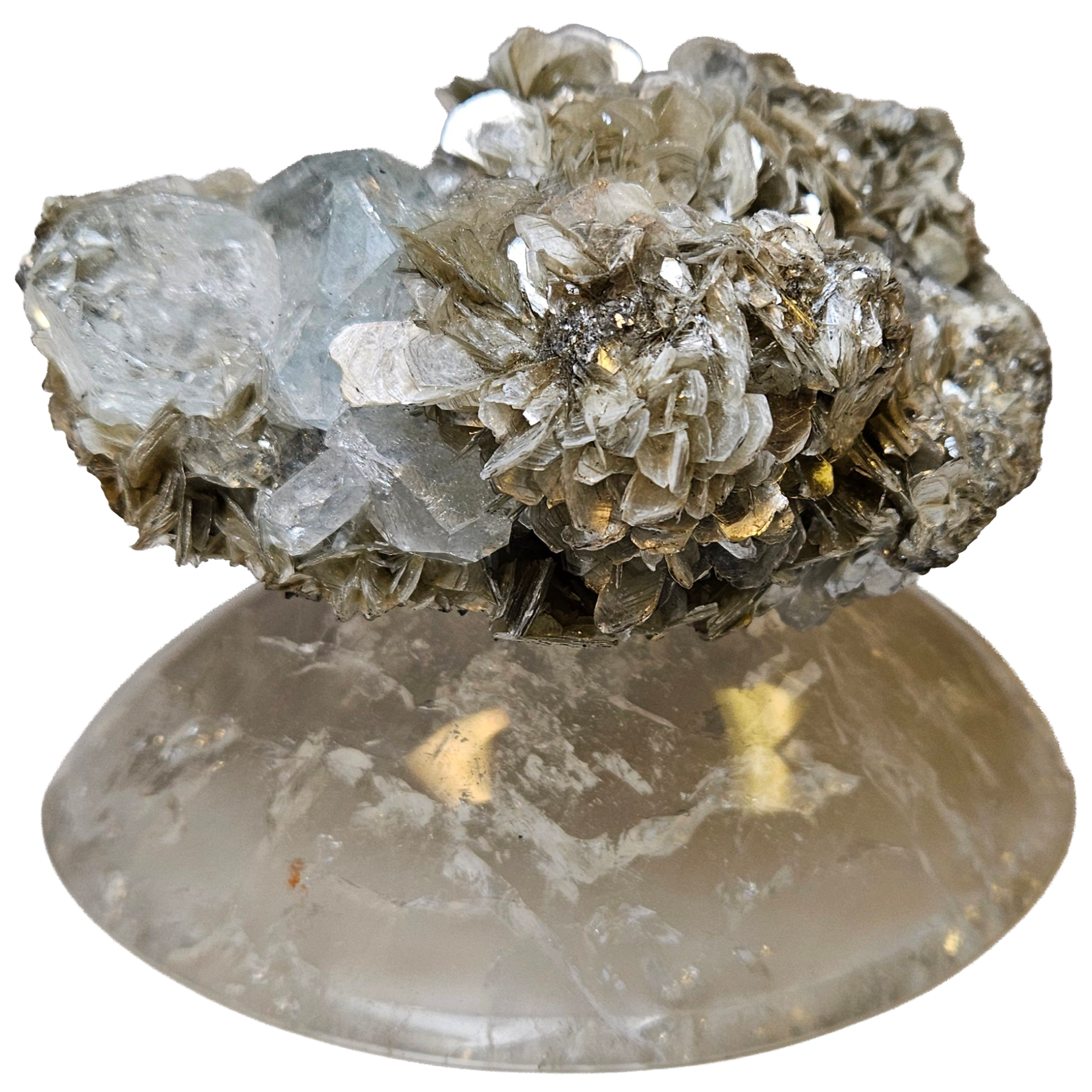 Béryl avec cassitérite sur quartz