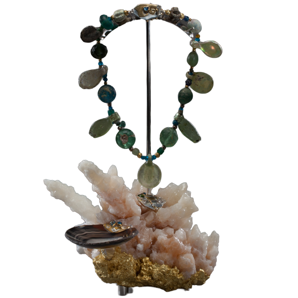 Collier de perles de verre romaines - Vénus 1