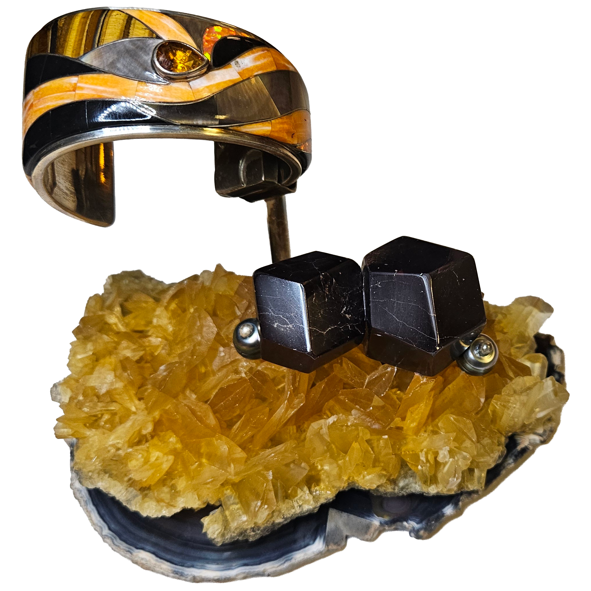 Bracelet manchette incrusté Kelly Charveaux