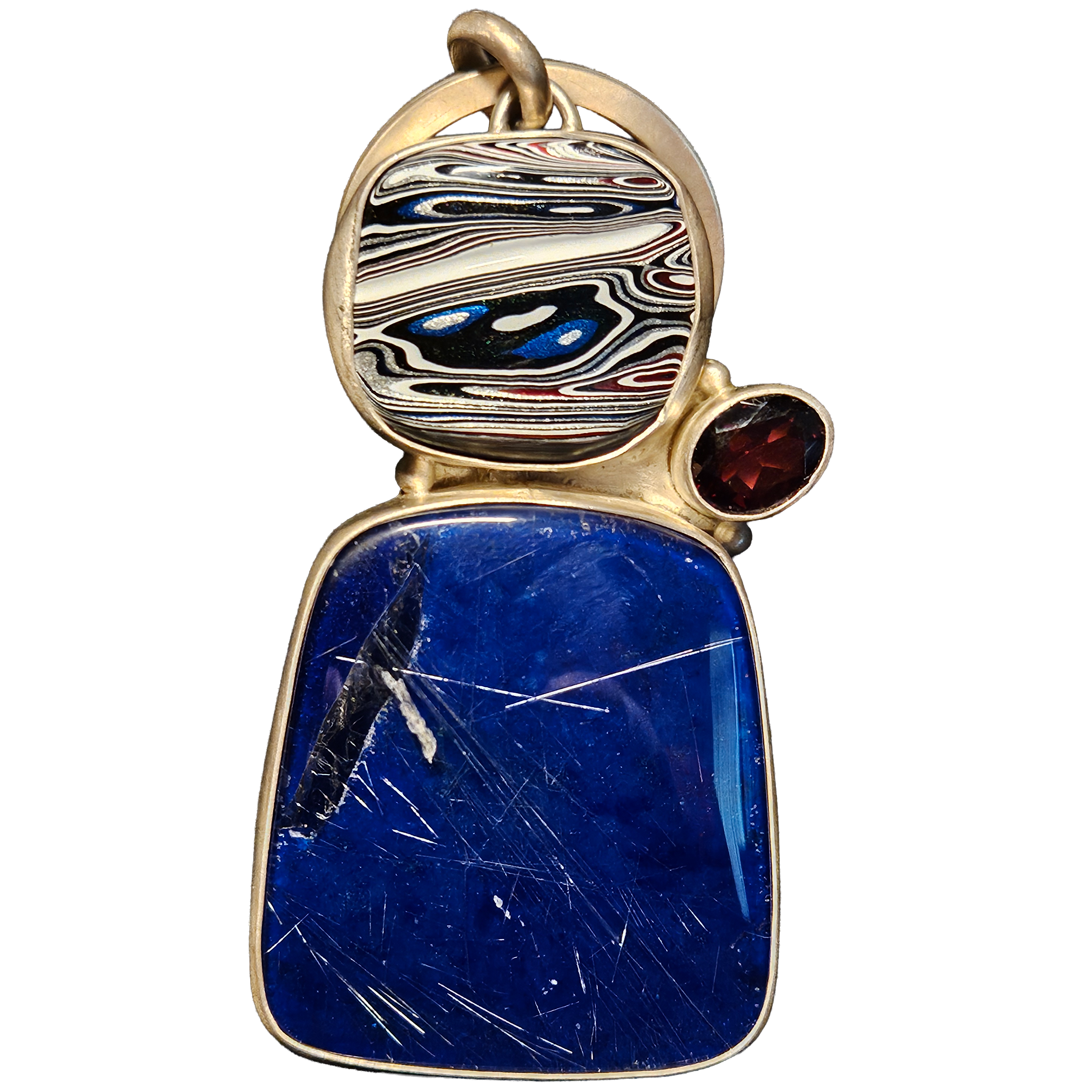 Porte-clés en lapis-lazuli