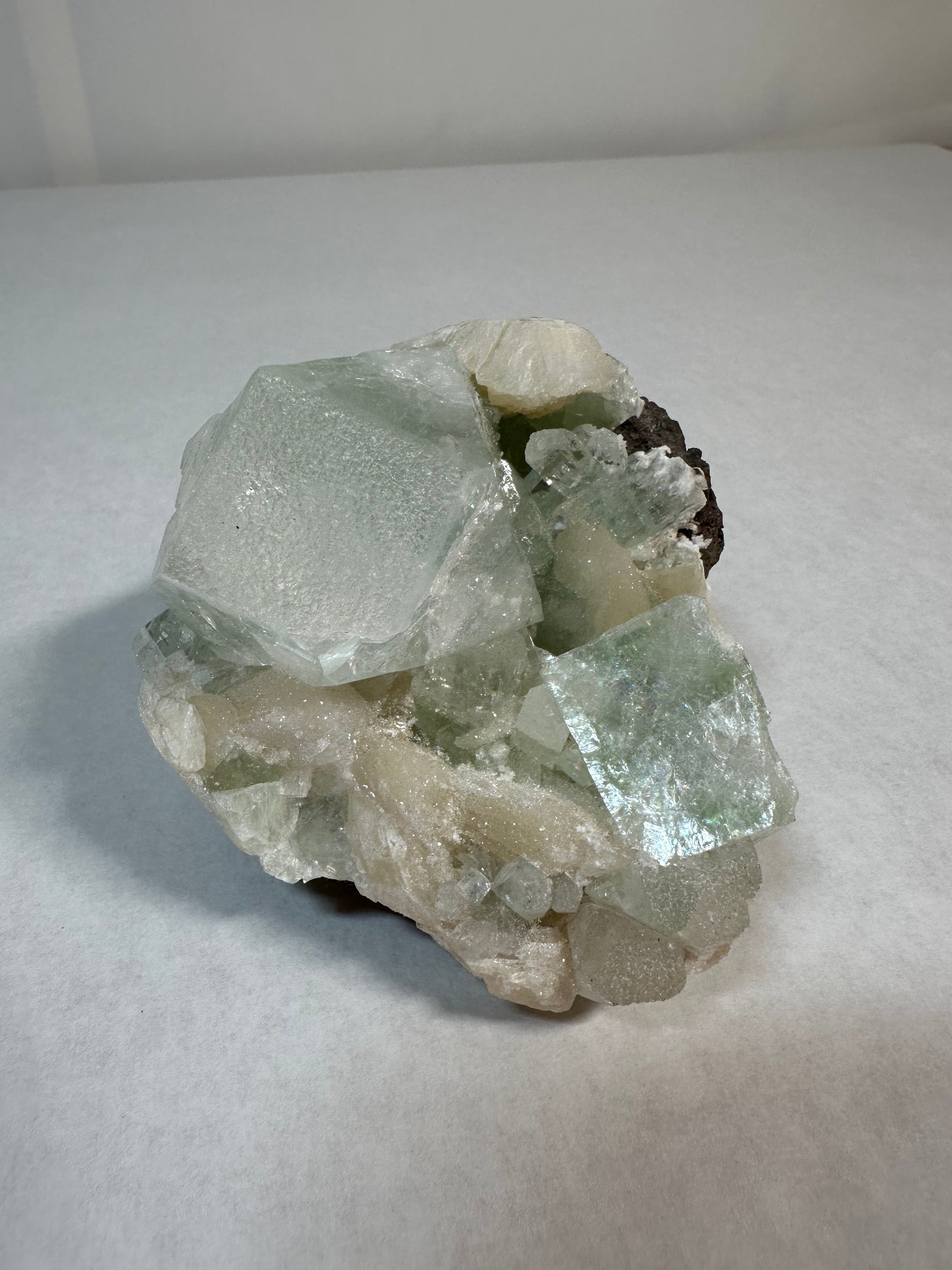 Apophyllite w/ Fluorite