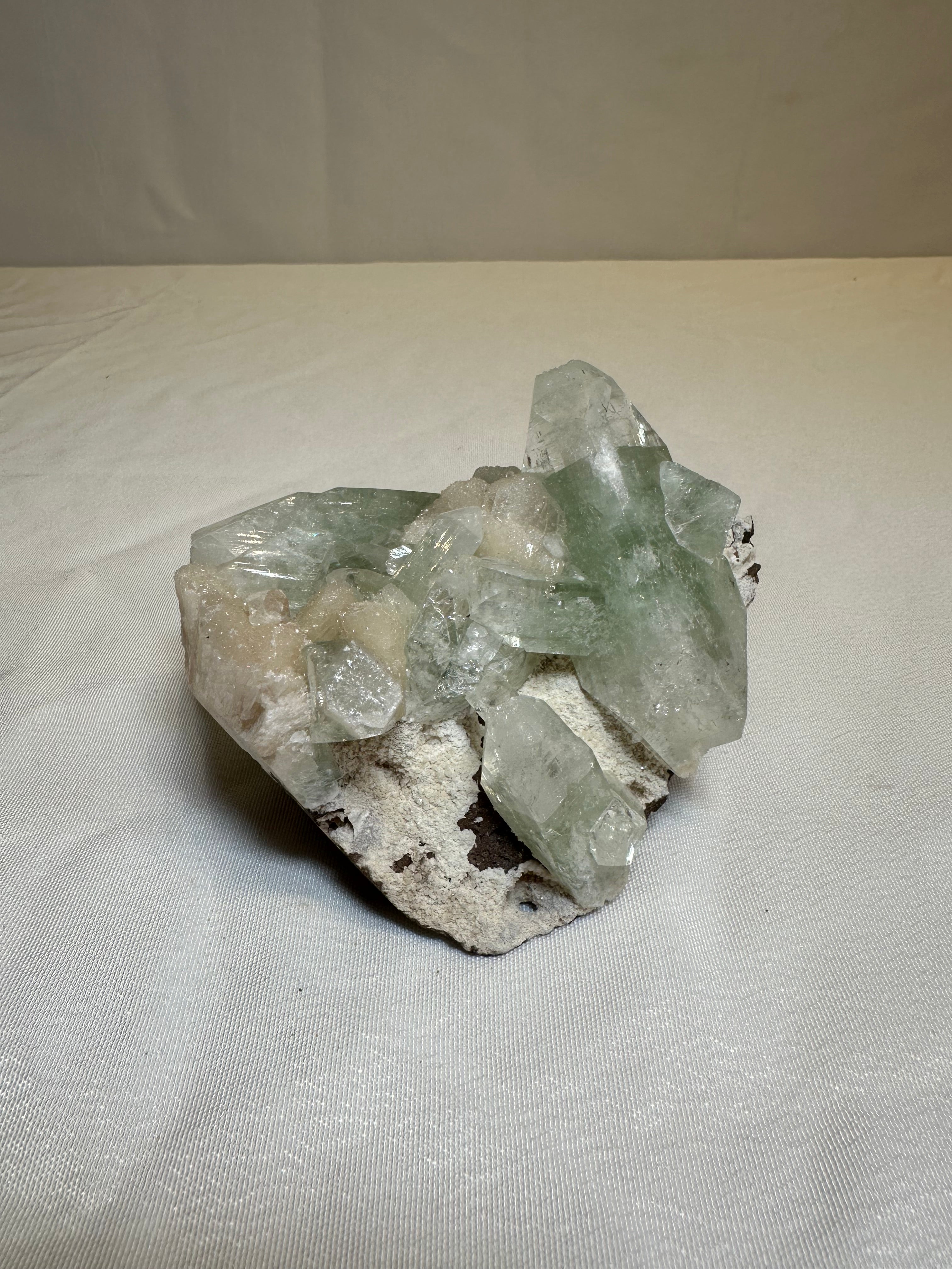 Apophyllite w/ Fluorite