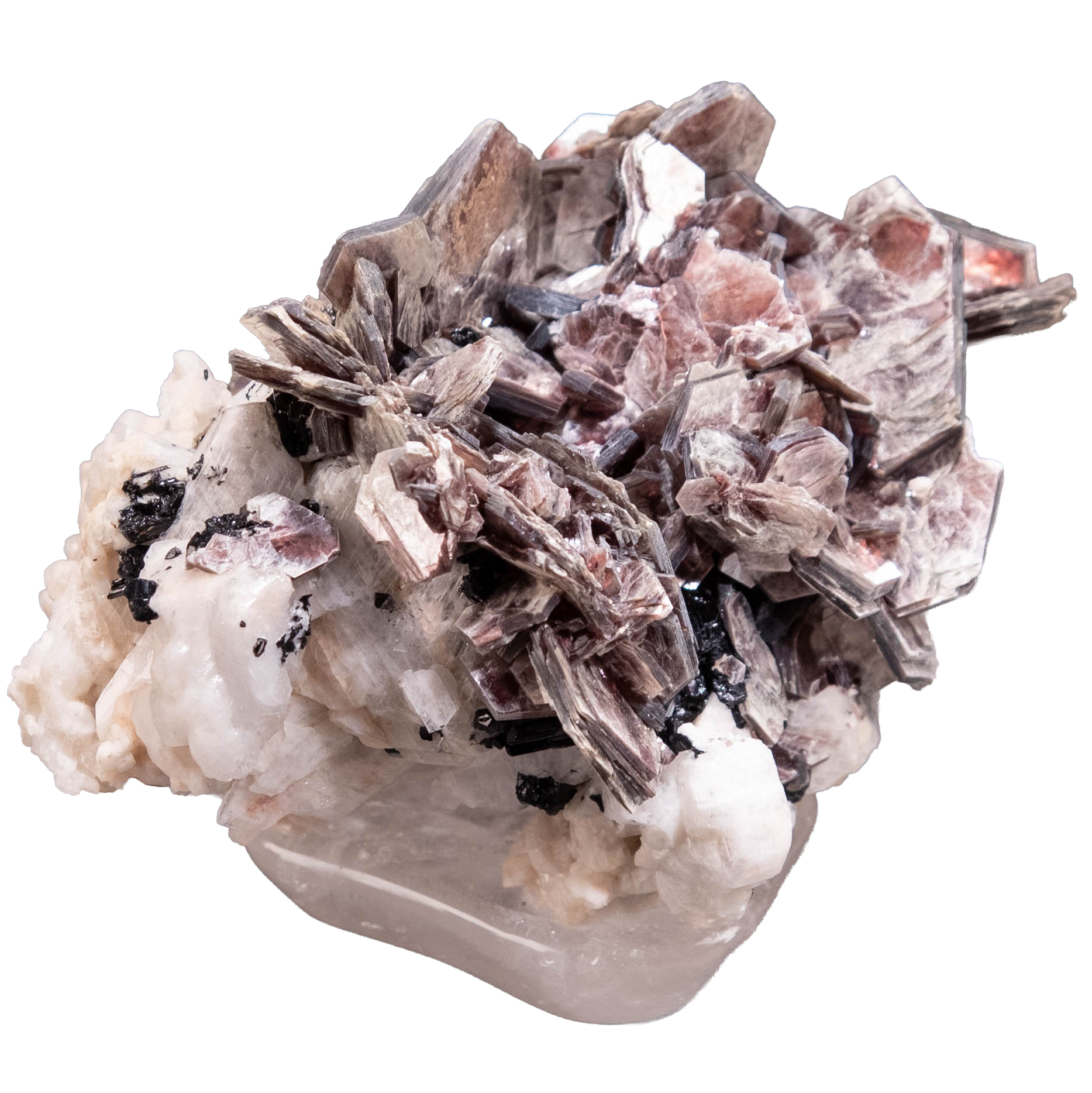 Mica orthoclase sur base cristalline