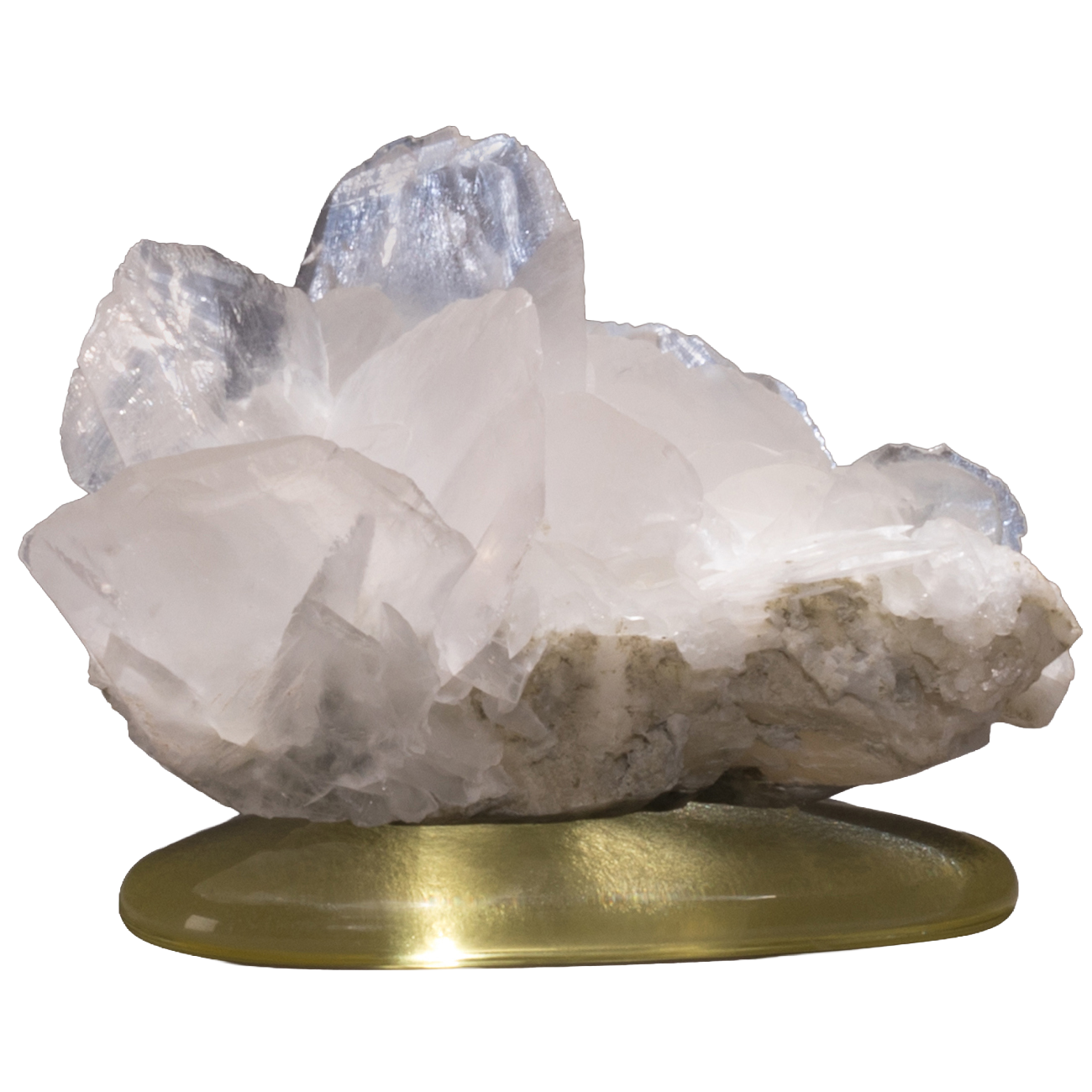 Calcite sur base en verre coulé