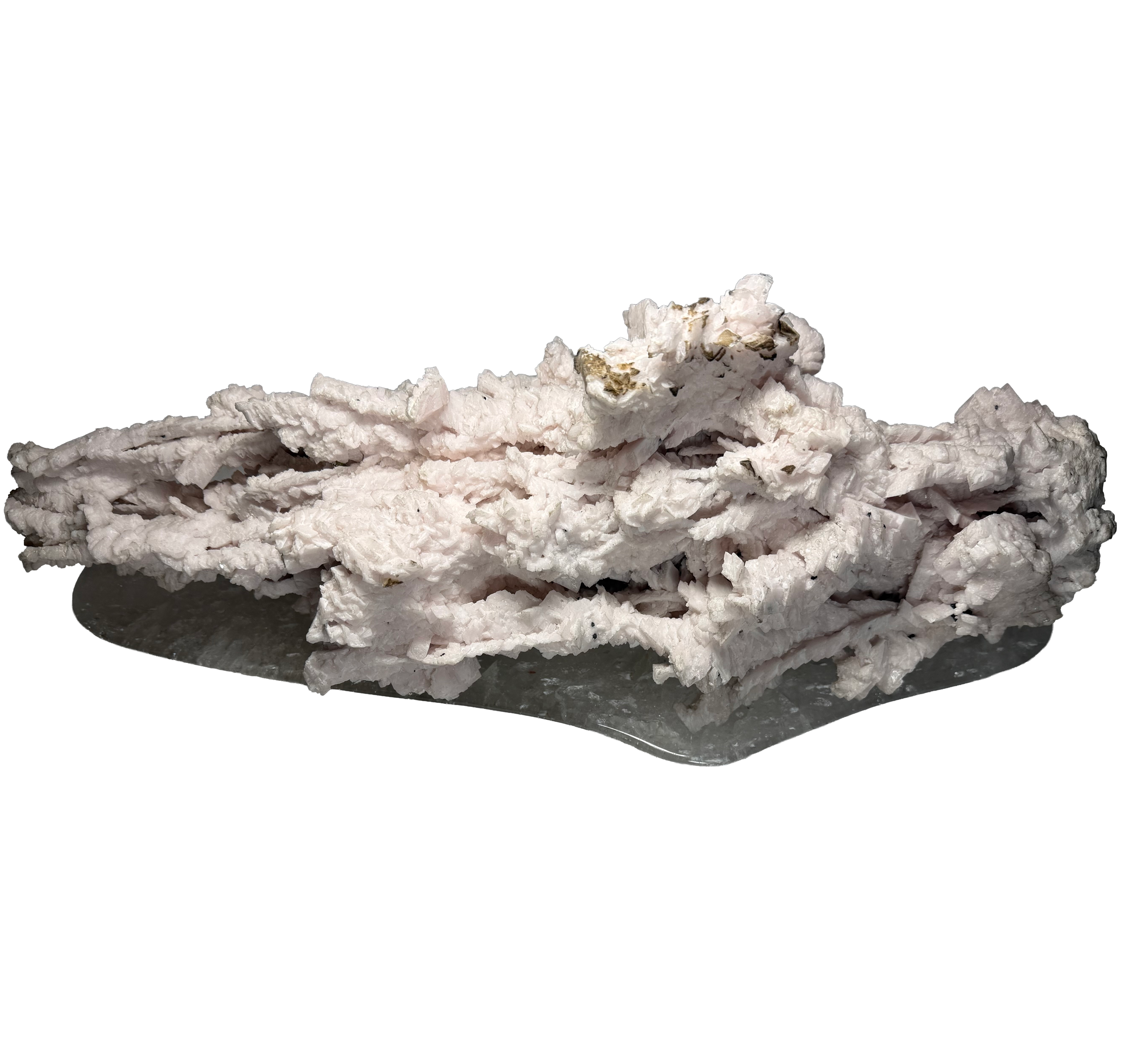 Calcite mangano sur base cristalline