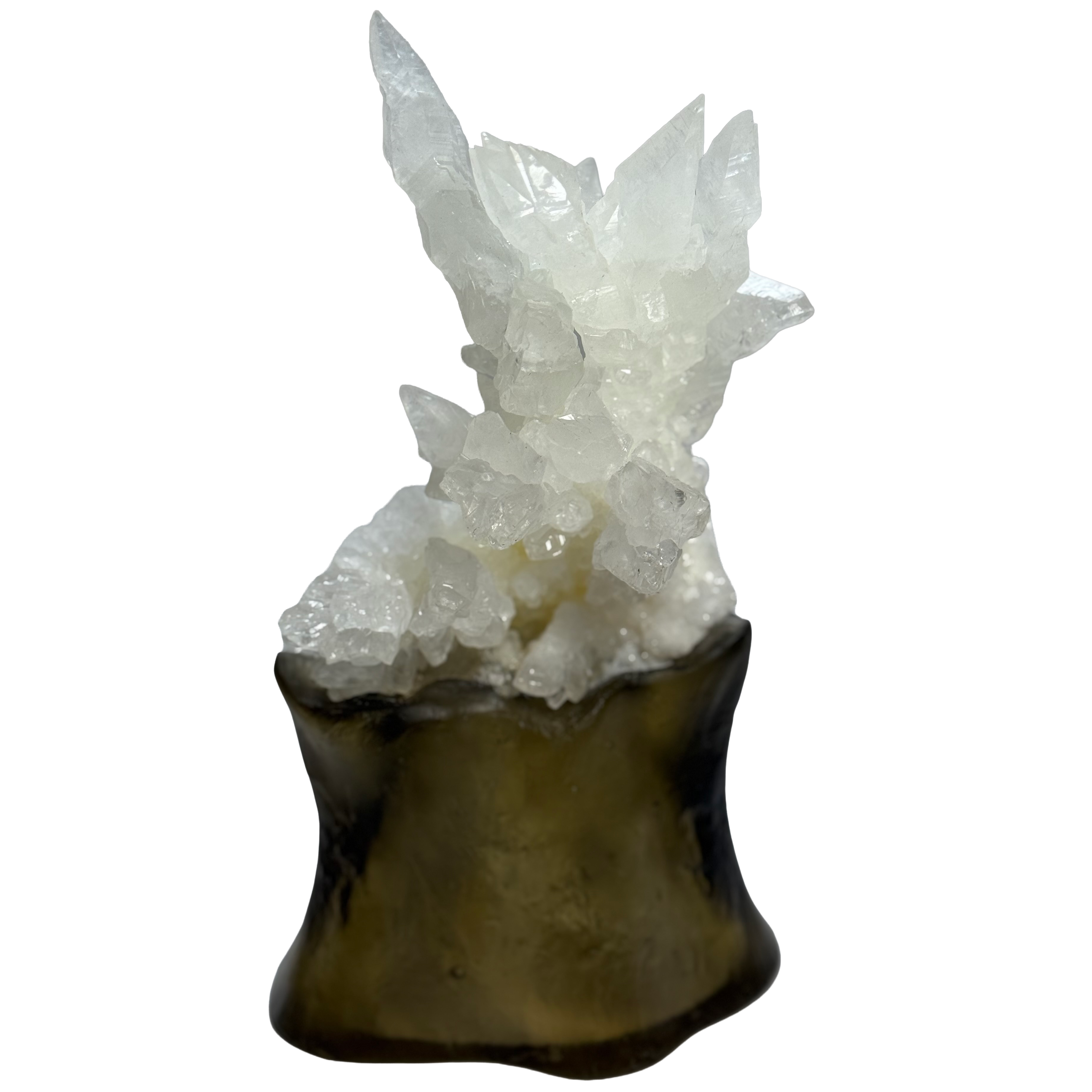 Snowflake on Topaz Glass Tower