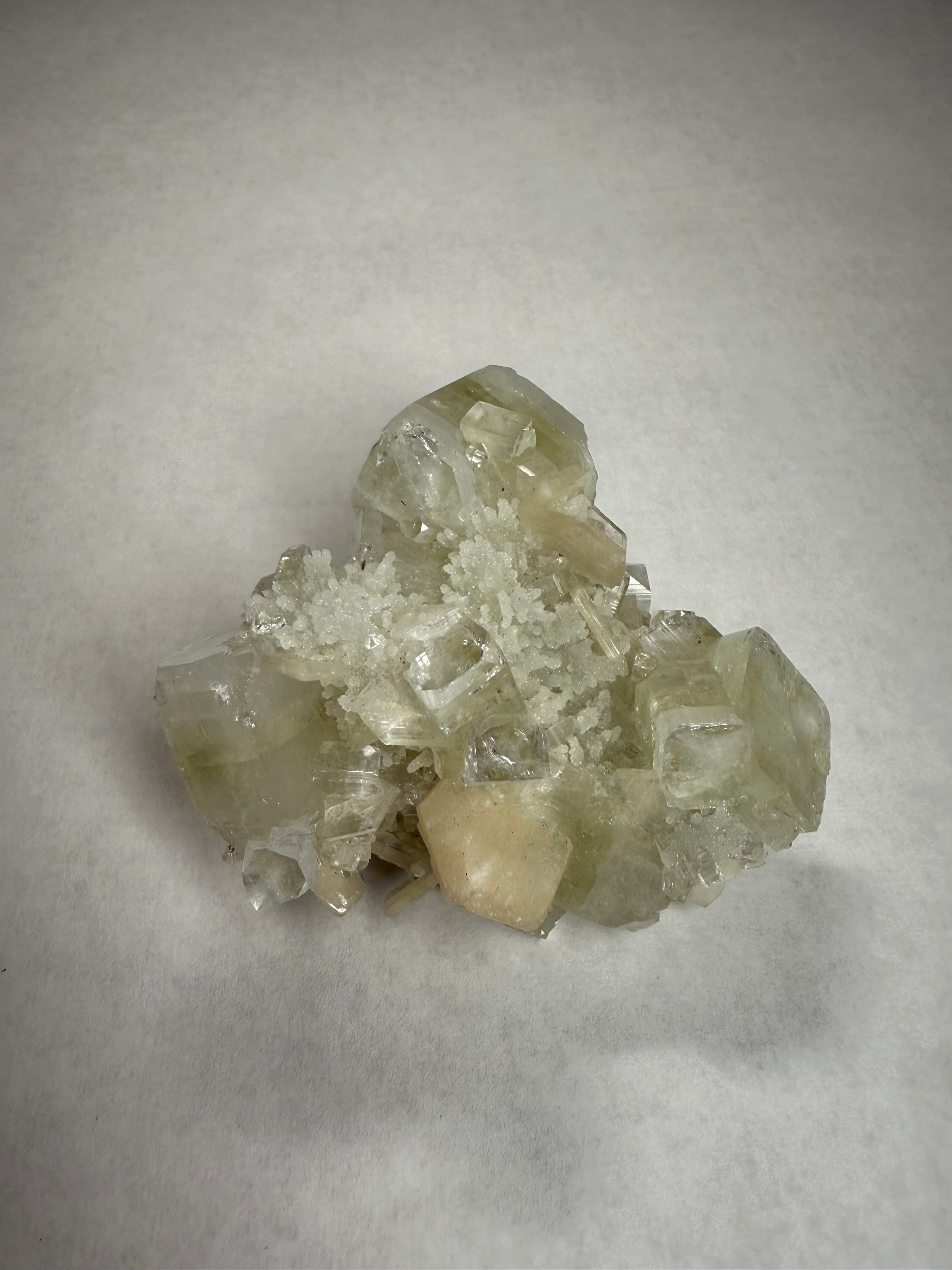 Apophyllite w/ Stilbite