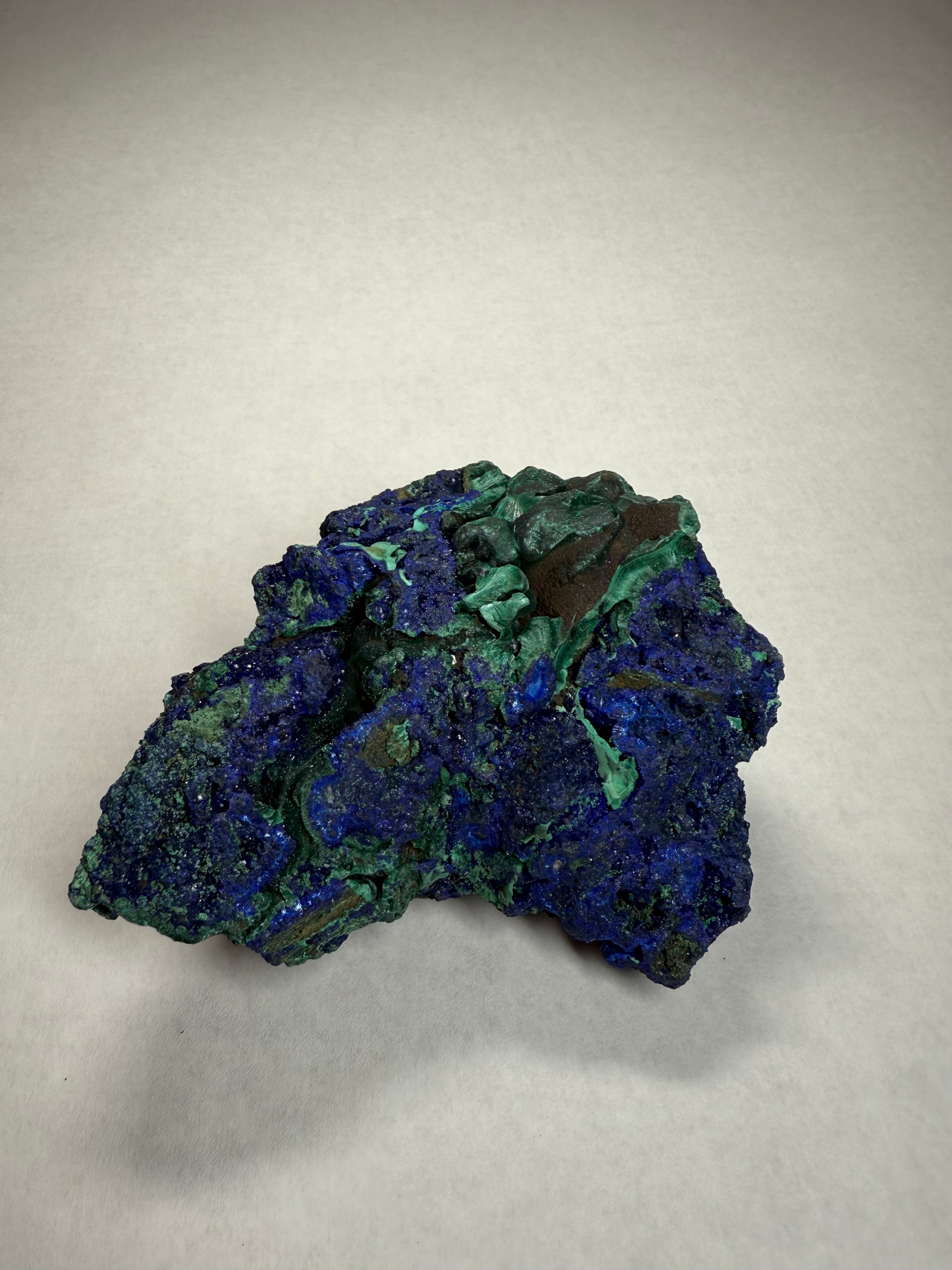 Azurite w/Malachite