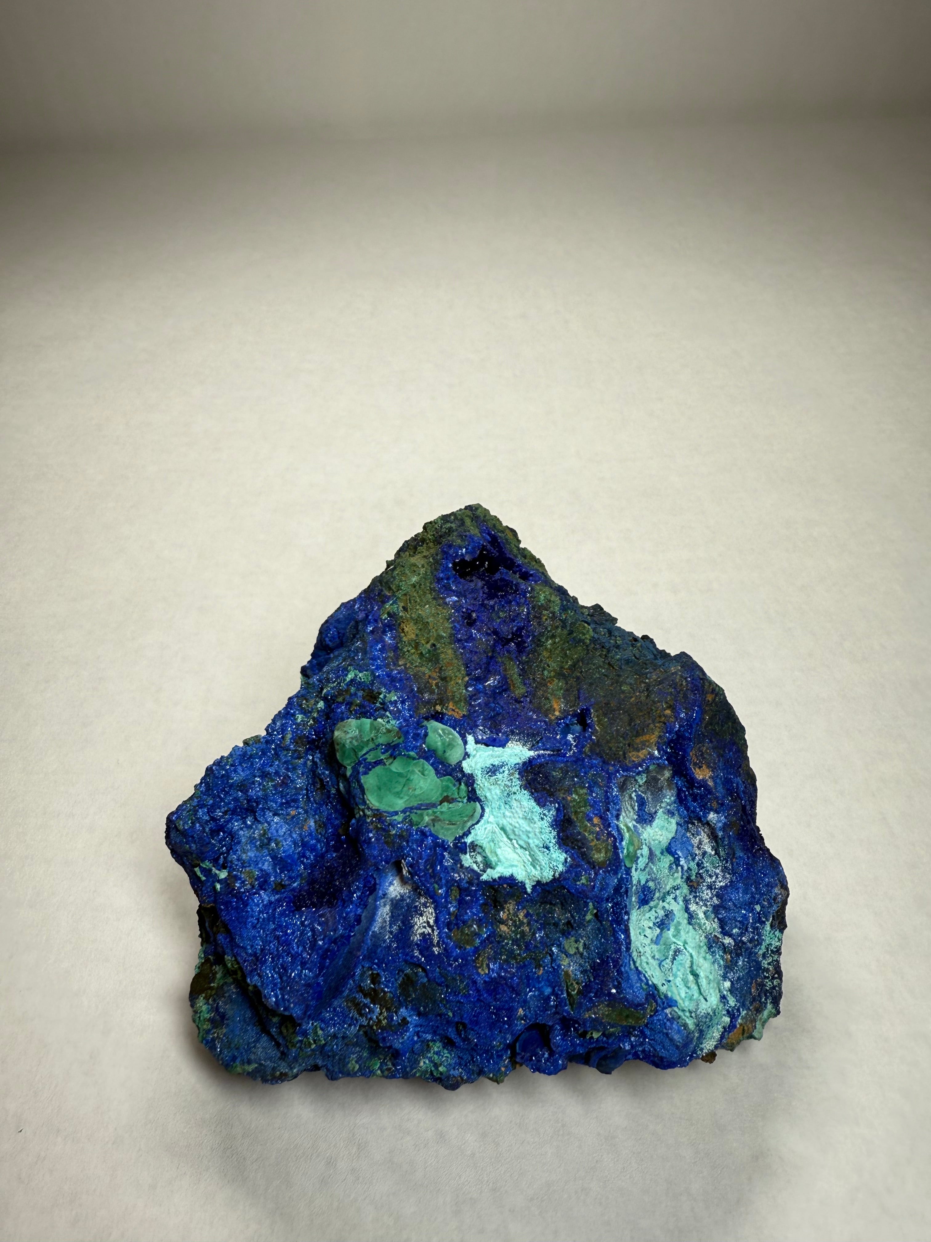 Azurite w/Malachite