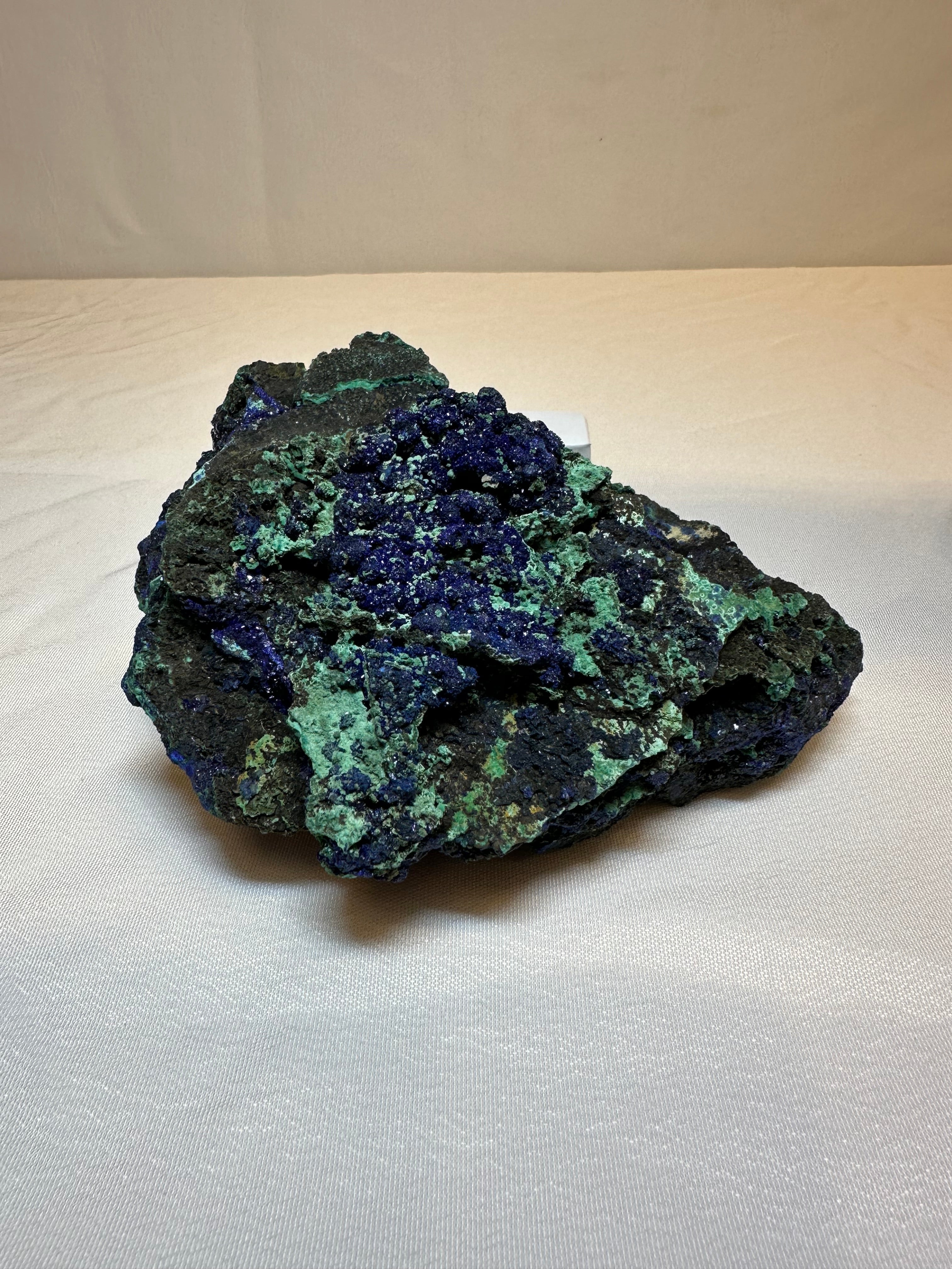 Azurite w/ Malachite