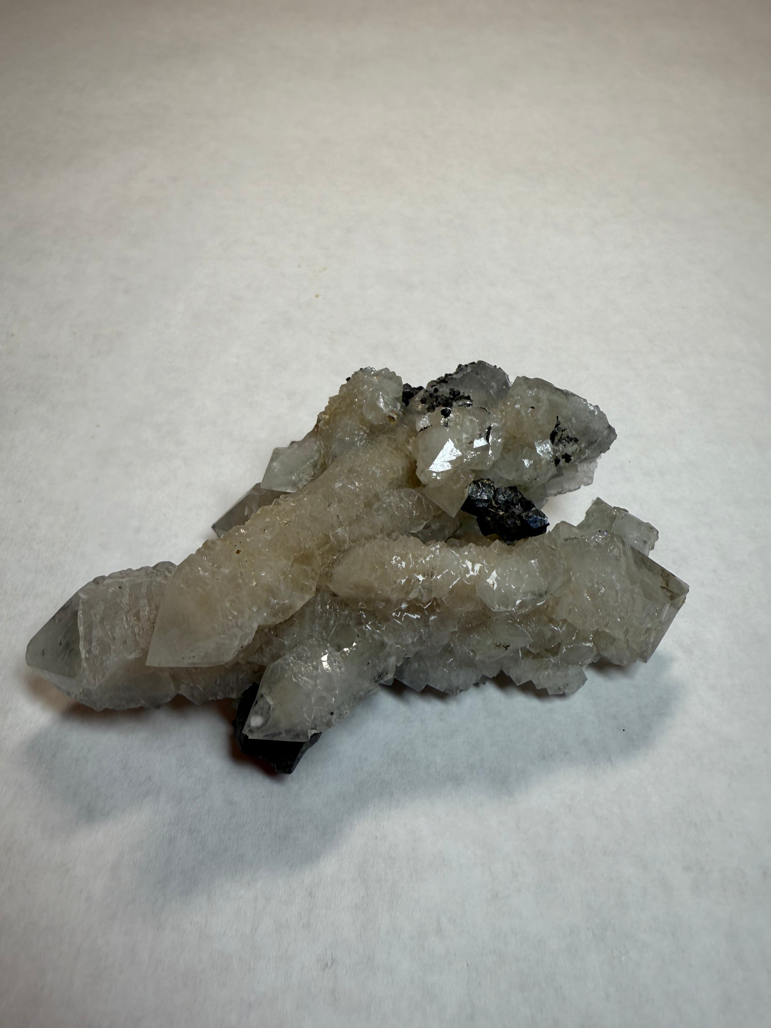 Schorl on Quartz