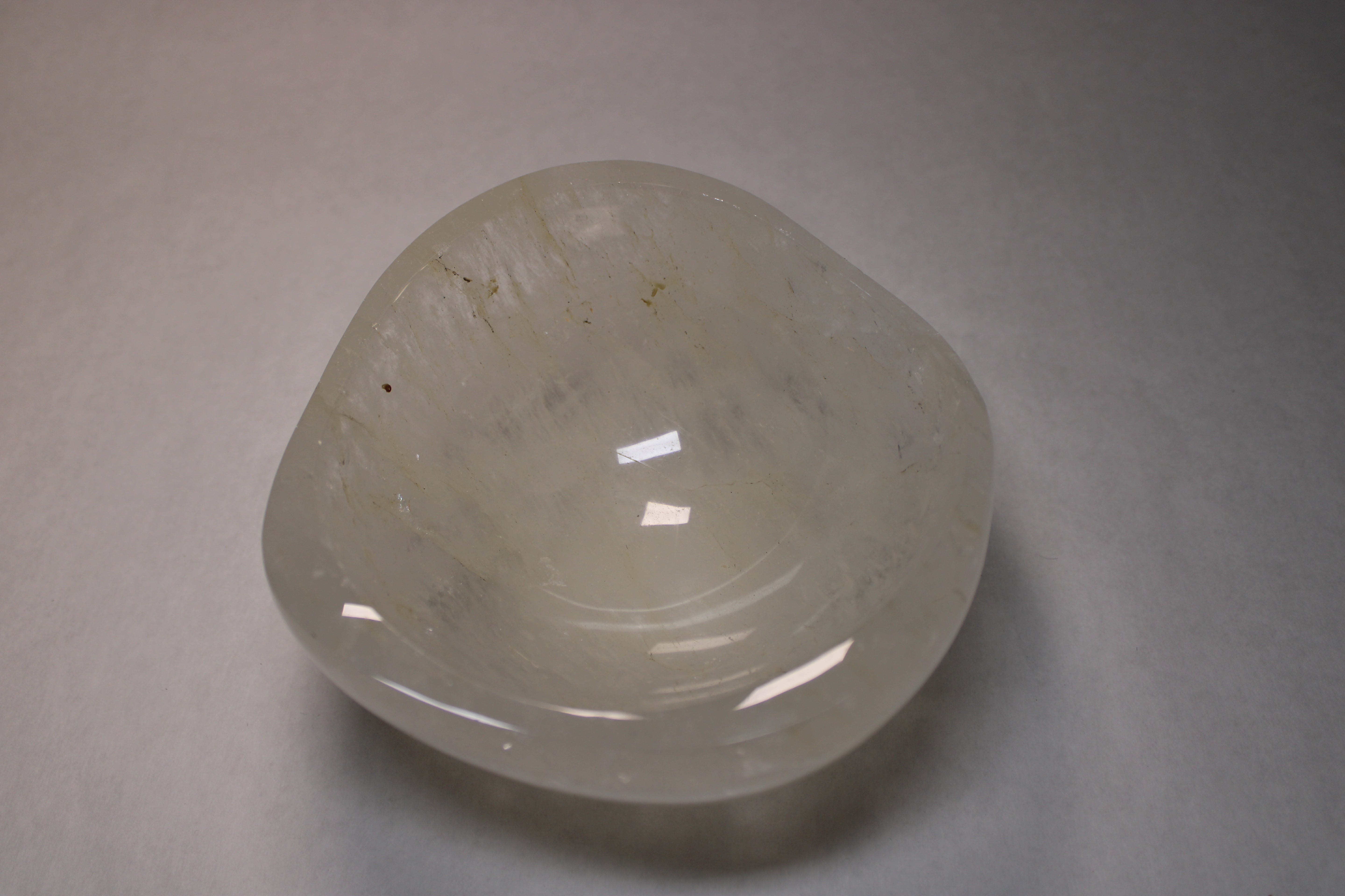 Small Milky Crystal Bowl (Madagascar)