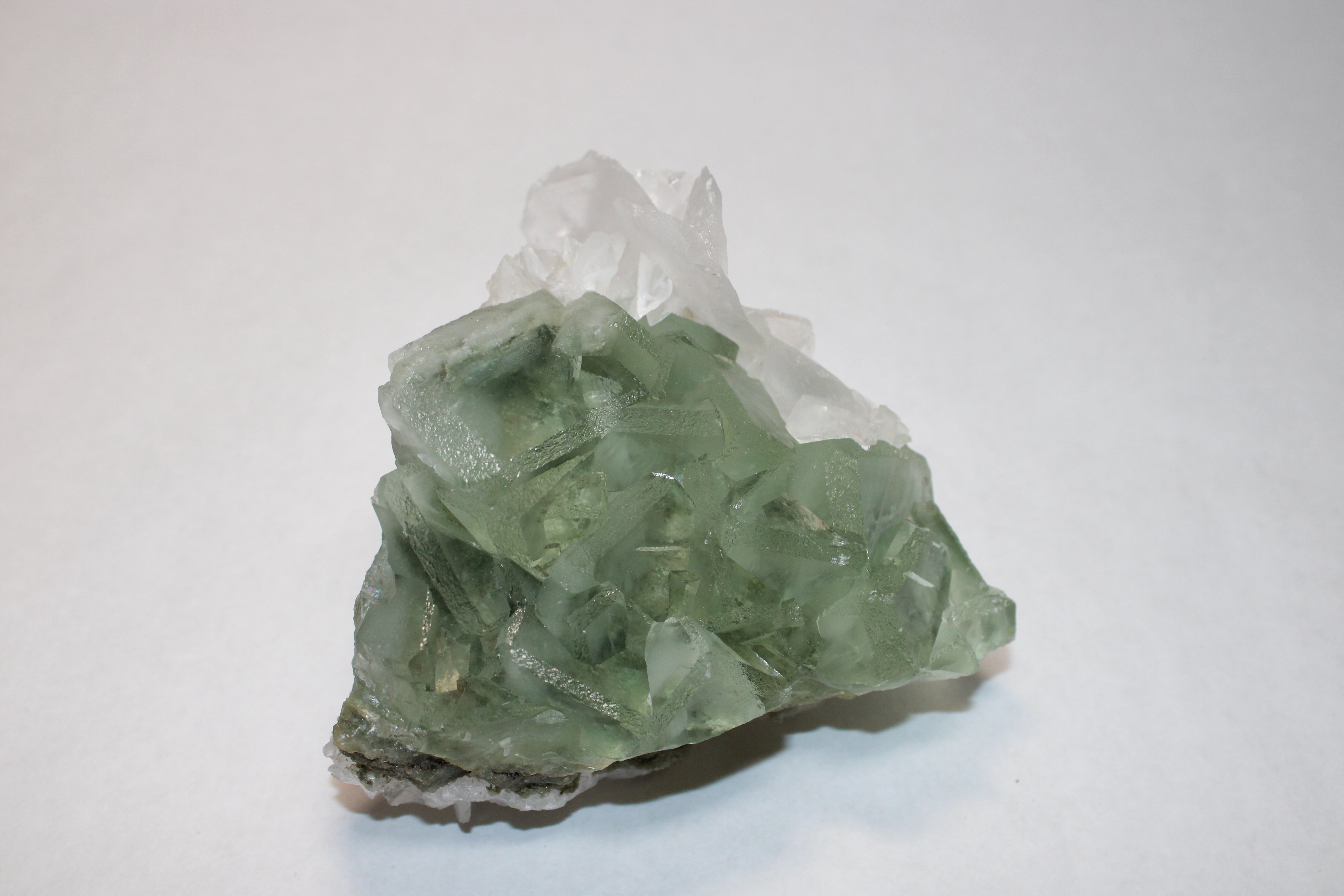 Fluorite w/ Calcite (China)